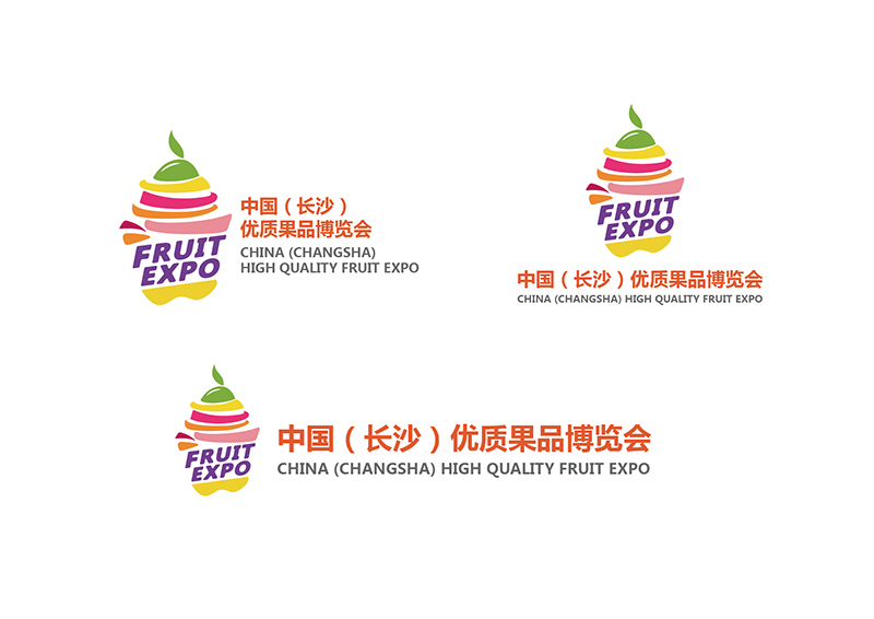 優(yōu)質(zhì)果品博覽會(huì)標(biāo)志組合設(shè)計(jì)